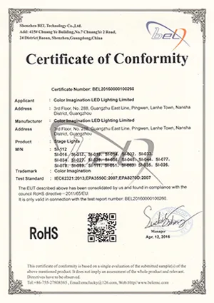 Color-Imagination-SI-112-ROHS-Certificate