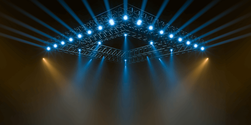Luz de escenario con cabezal móvil