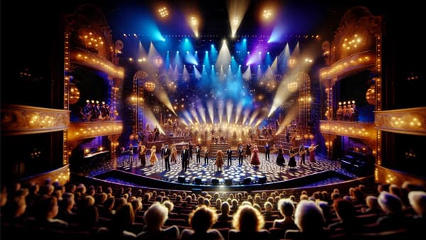 luces de escenario
